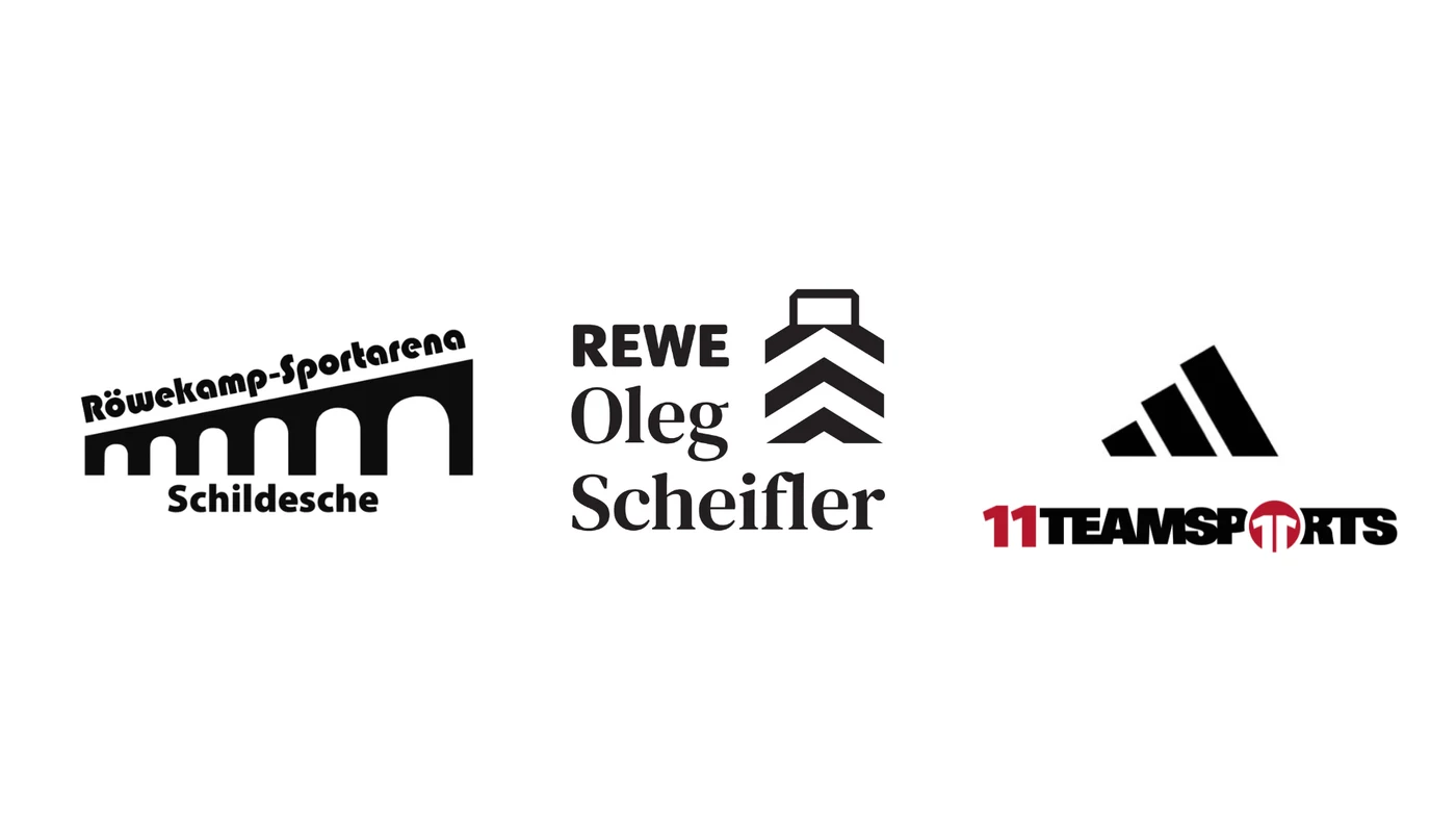 Partner des VfL Schildesche: Röwekamp-Sportarena, REWE Oleg Scheifler, adidas, 11teamsports